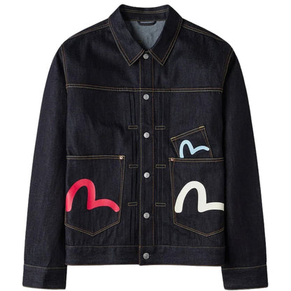 Giacca Evisu Multi-Pocket Denim Jacket UNICO
