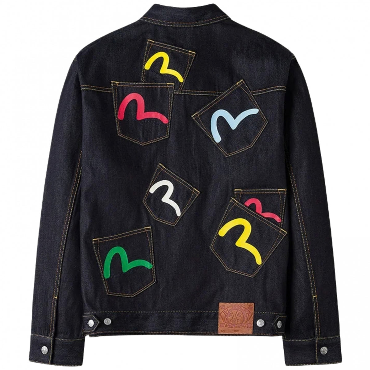 Giacca Evisu Multi-Pocket Denim Jacket UNICO