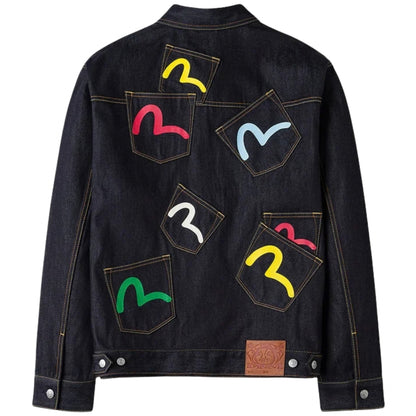 Giacca Evisu Multi-Pocket Denim Jacket UNICO