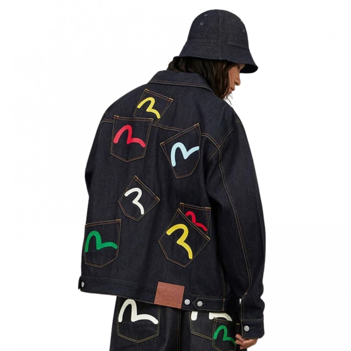 Giacca Evisu Multi-Pocket Denim Jacket UNICO