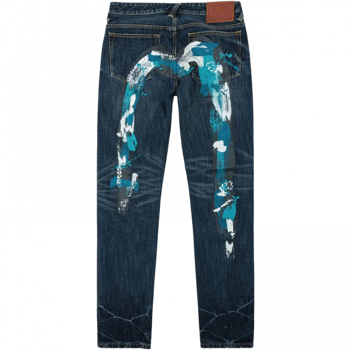 Jeans Evisu Handbrush Daicock Printed Jeans UNICO