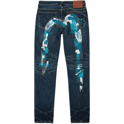 Jeans Evisu Handbrush Daicock Printed Jeans UNICO