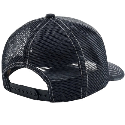 Cappello Evisu Washed Denim Cap NERO