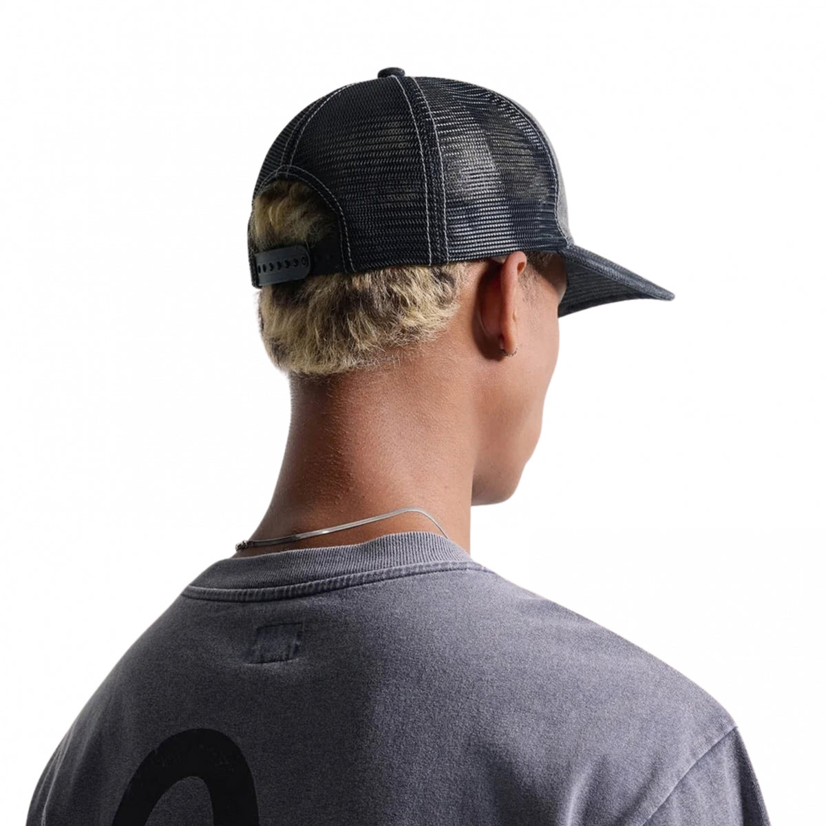 Cappello Evisu Washed Denim Cap NERO