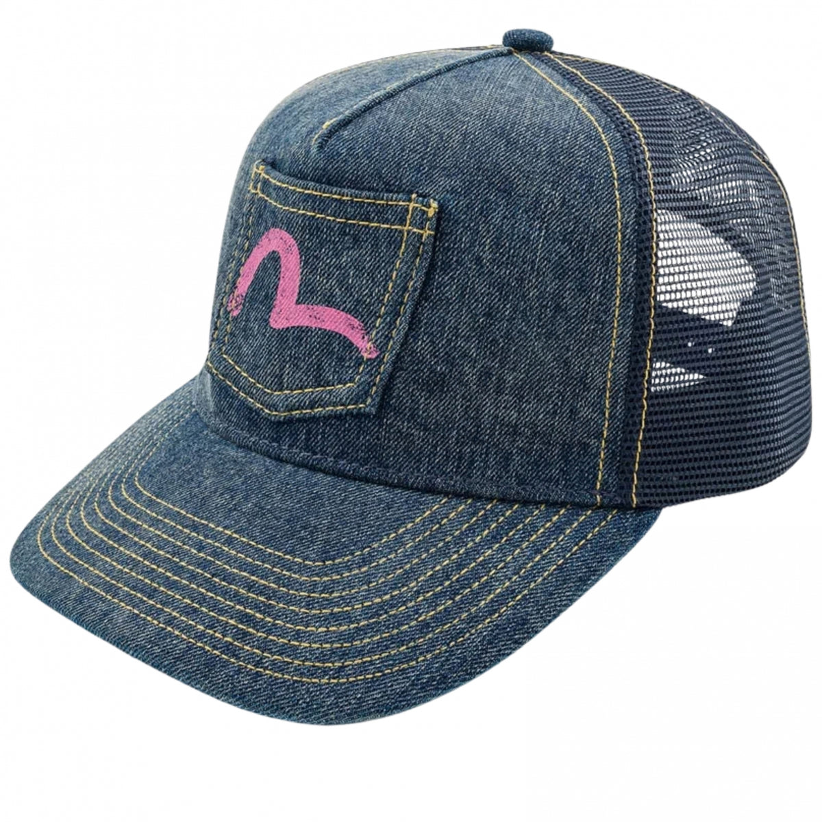 Cappello Evisu Washed Denim Cap UNICO