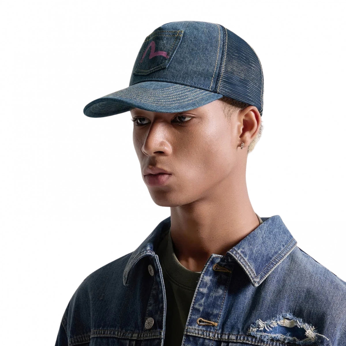 Cappello Evisu Washed Denim Cap UNICO
