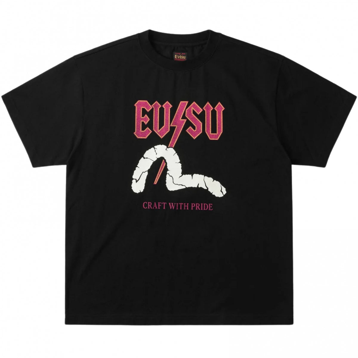 Maglietta Evisu Thunder Seagull Tee NERO