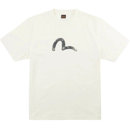 Maglietta Evisu Vintage Seagull S/S Tee ECRU