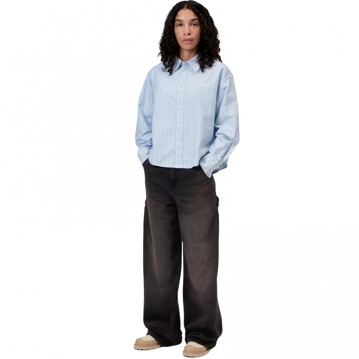 Pantalone Carhartt WIP W' Jens Pant NERO