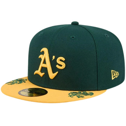 Cappello New Era 59FIfty MLB WorkMark OAKATH UNICO