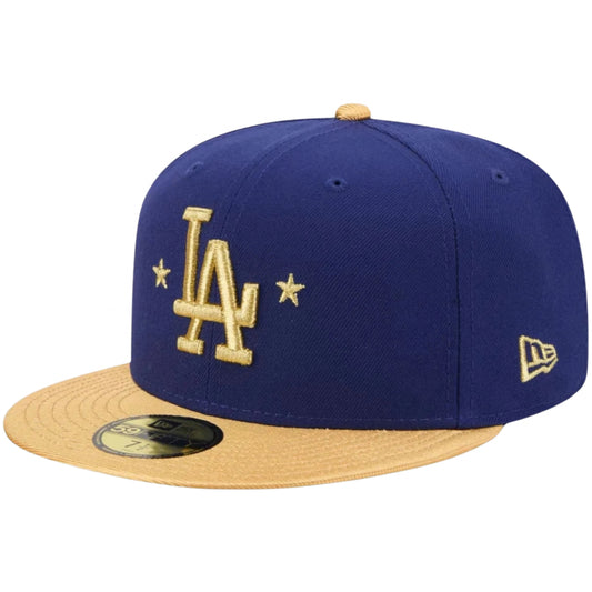 Cappello New Era 59FIfty MLB Gold Logo LOSDOD BLU