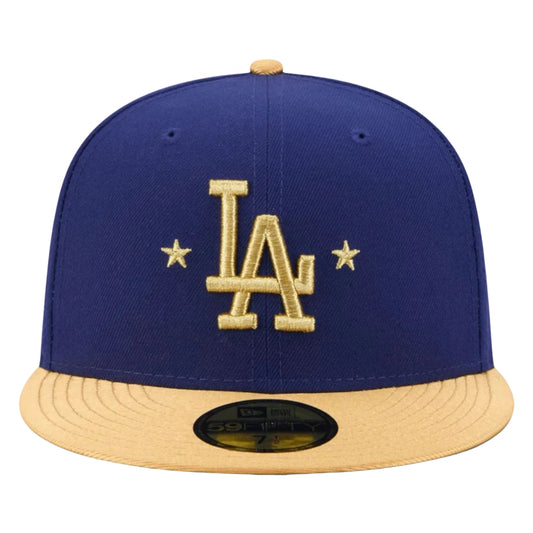 Cappello New Era 59FIfty MLB Gold Logo LOSDOD BLU