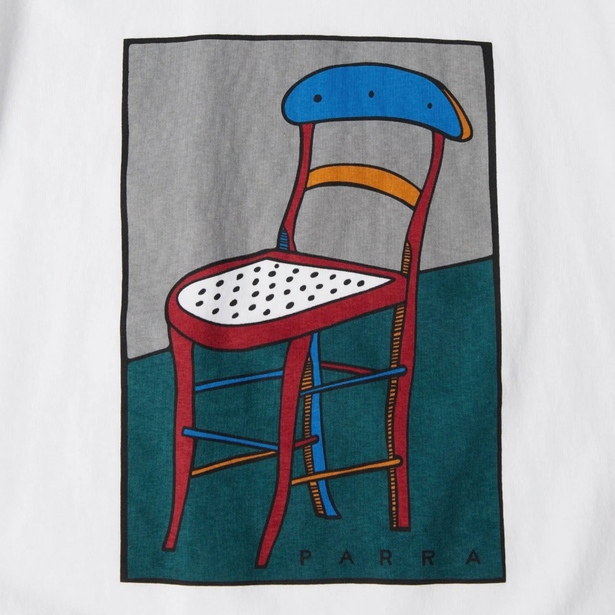 Maglietta Parra A Chair Tee BIANCO