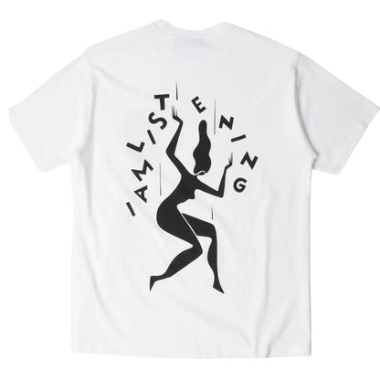 Maglietta Parra Not Listening Tee BIANCO