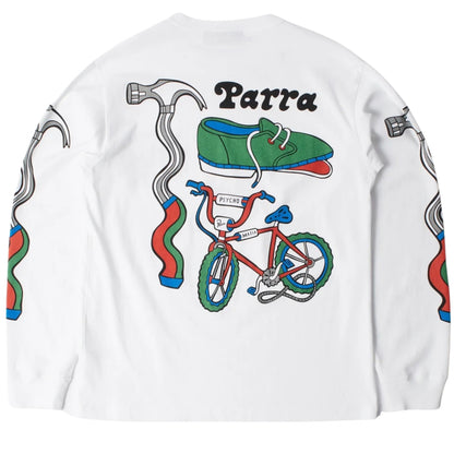 Maglietta Parra Bike Hammer LS Tee BIANCO