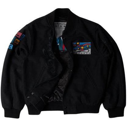 Giacca Parra All the Best Varsity Jacket NERO