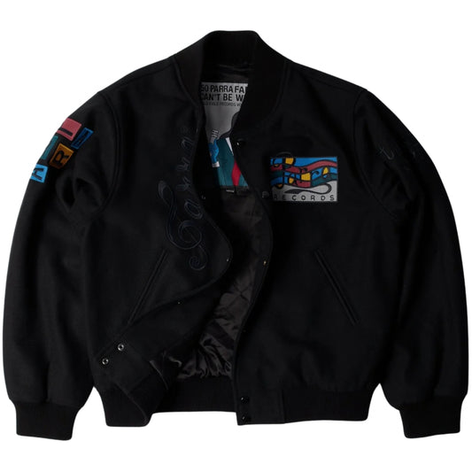 Giacca Parra All the Best Varsity Jacket NERO