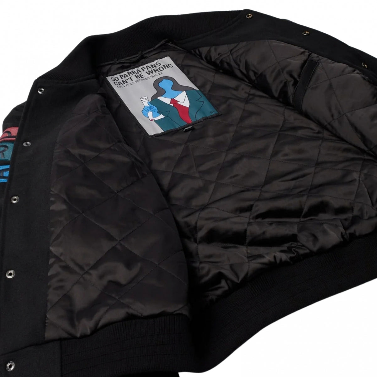 Giacca Parra All the Best Varsity Jacket NERO