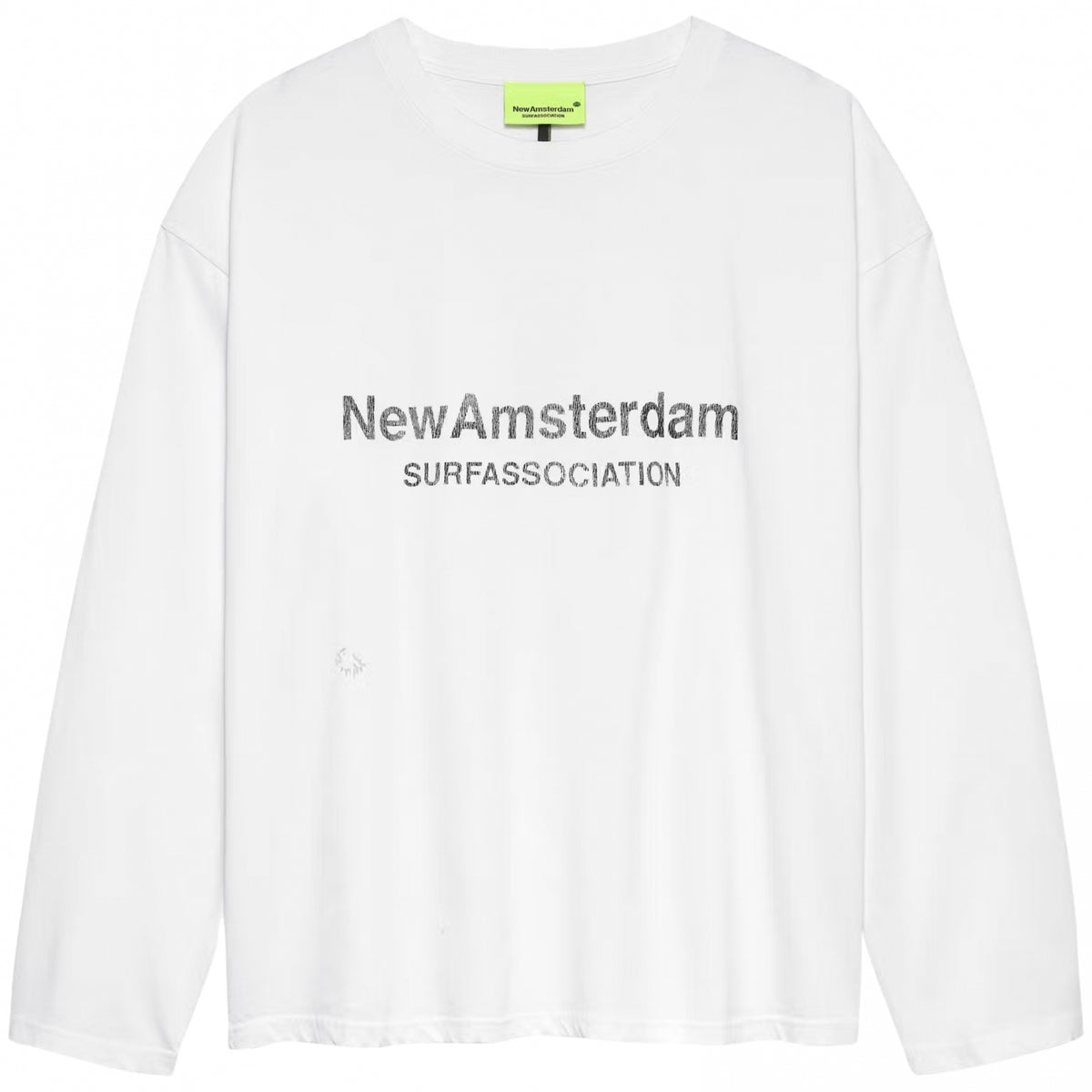 Maglietta NASA Worked Logo Longsleeve Tee NERO