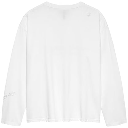 Maglietta NASA Worked Logo Longsleeve Tee NERO