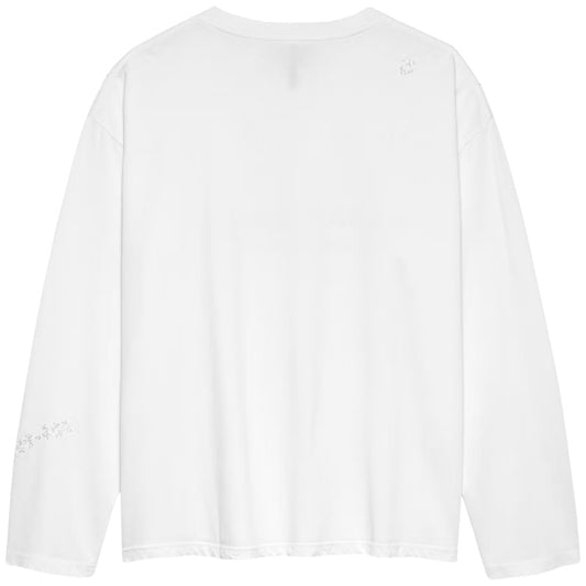 Maglietta NASA Worked Logo Longsleeve Tee NERO