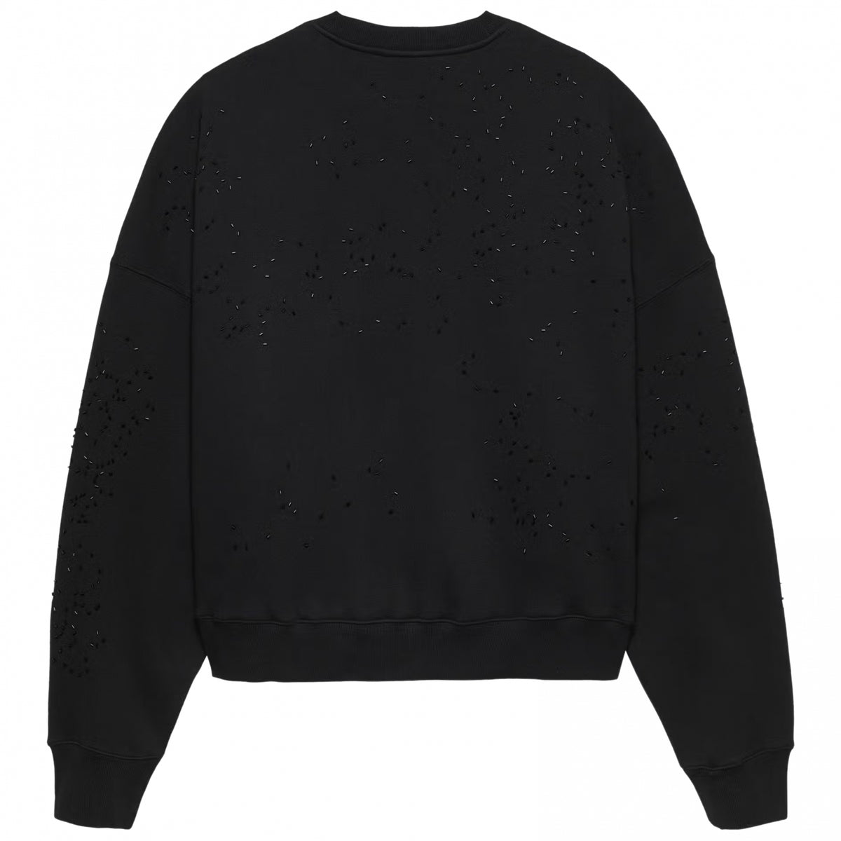Felpa NASA Worked Logo Crewneck Strass BIANCO