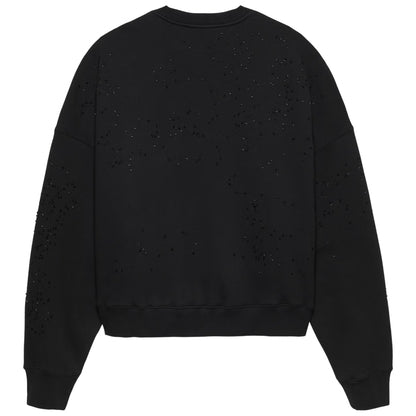 Felpa NASA Worked Logo Crewneck Strass BIANCO