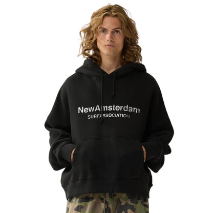 Felpa NASA Worked Logo Hoodie BIANCO