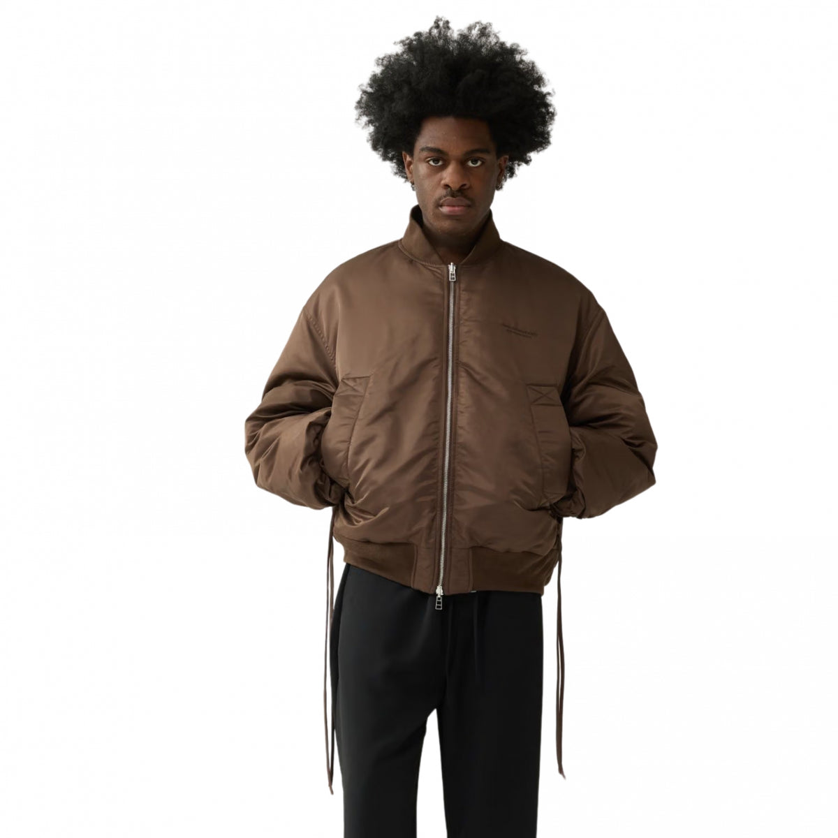 Giubbino NASA Reversible Bomber Jacket MARRONE