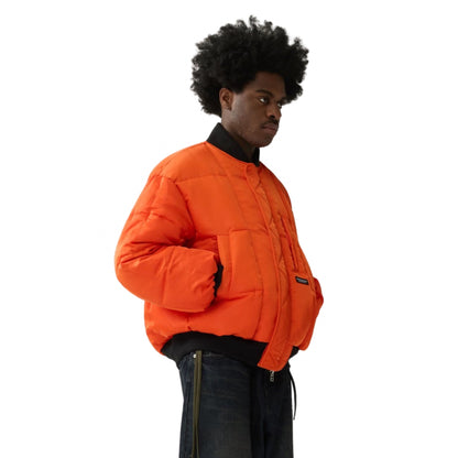 Giubbino NASA Reversible Bomber Jacket VERDE MILITARE