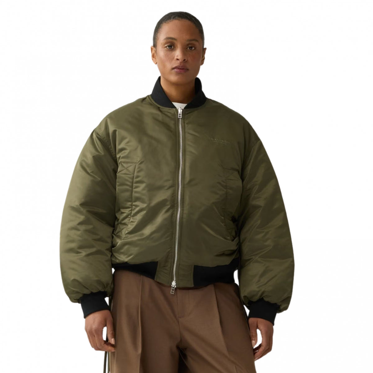 Giubbino NASA Reversible Bomber Jacket VERDE MILITARE