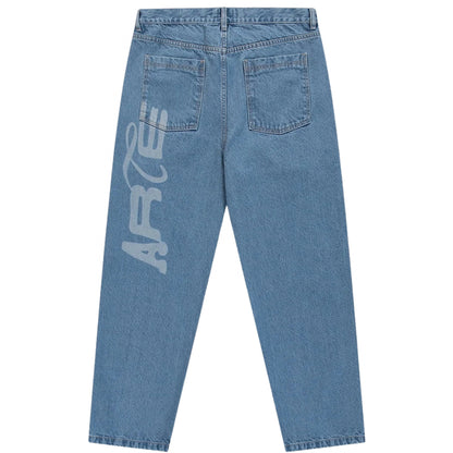 Pantalone Arte Stencil Uniform Denim Pants DENIM