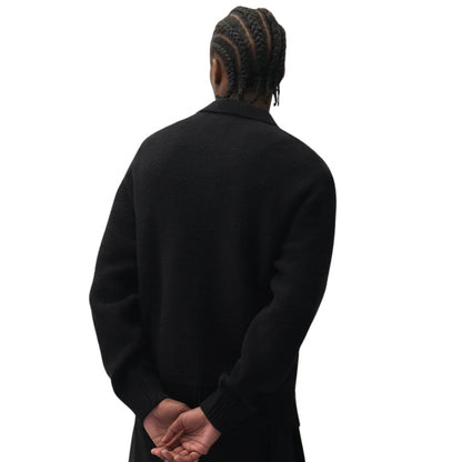 Cardigan Arte Stencil Zip Cardigan NERO
