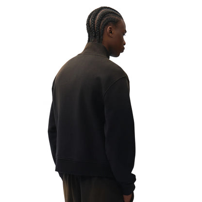 Felpa Arte Sunfade Uniform Zip Sweatshirt NERO