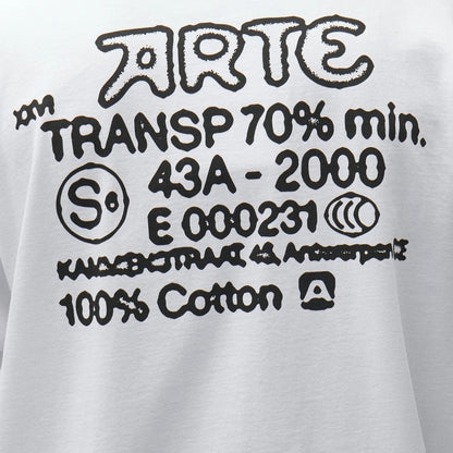 Maglietta Arte Serial Stamp Tee BIANCO