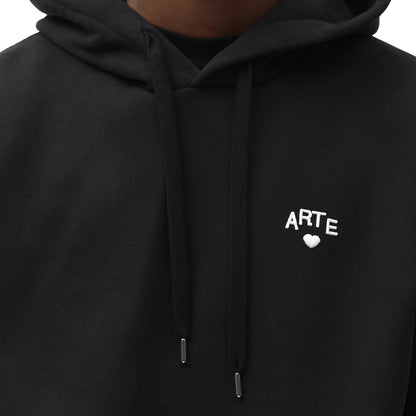 Felpa Arte Cor Hoodie NERO