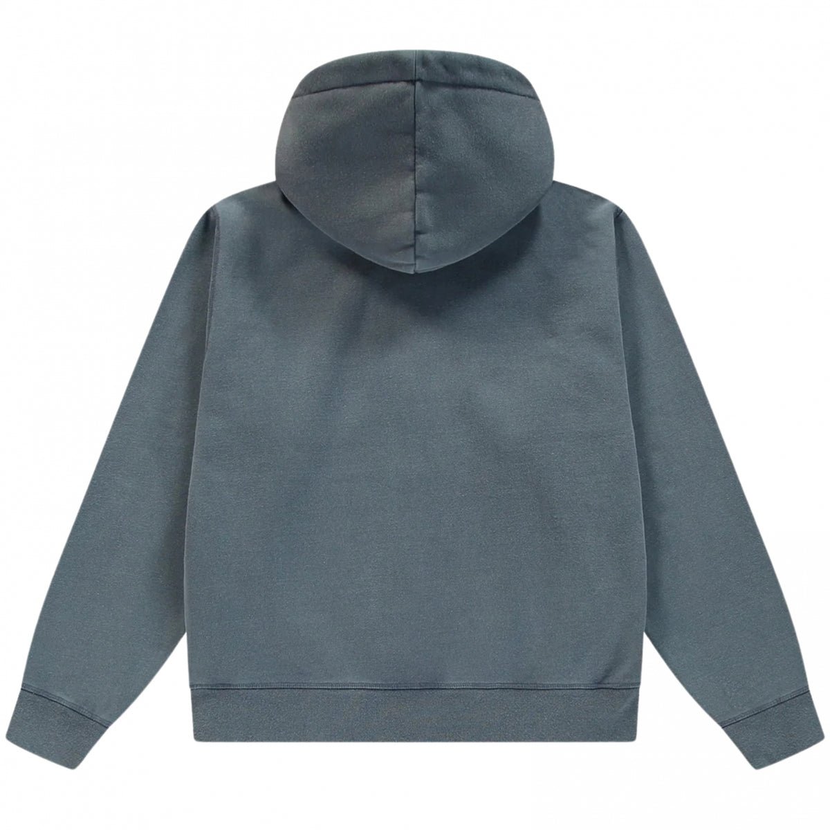 Felpa Arte Stencil Sunfade Zip Hoodie BLU NAVY