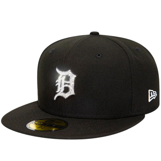 Cappello New Era 59Fifty Rhinestone Badge DETTIG NERO