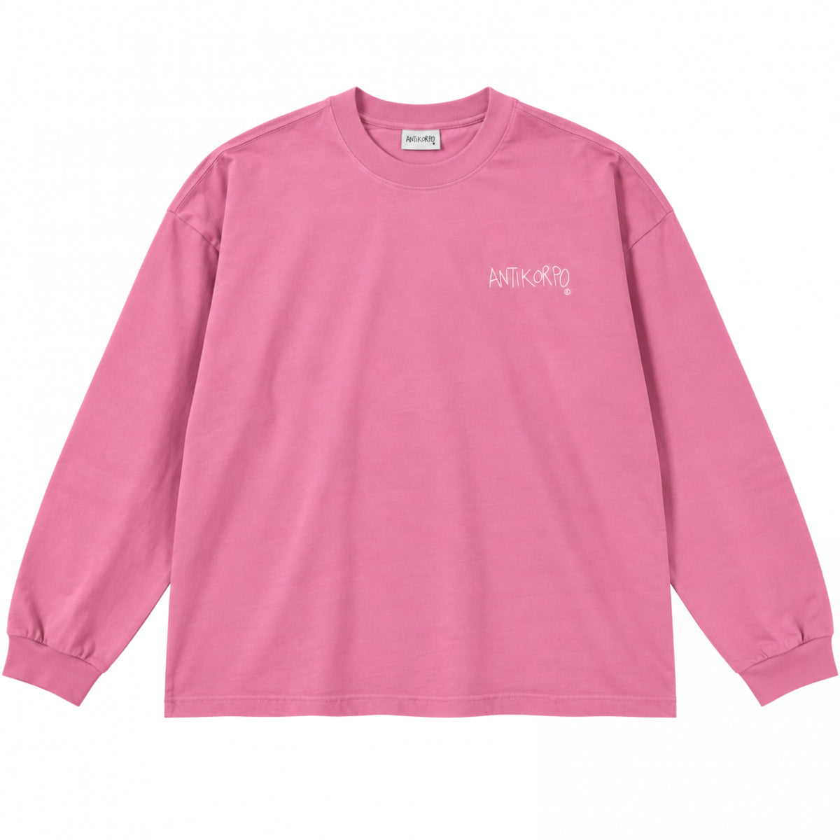 Maglietta Antykorpo LS Logo Tee ROSA