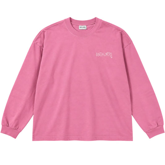 Maglietta Antykorpo LS Logo Tee ROSA