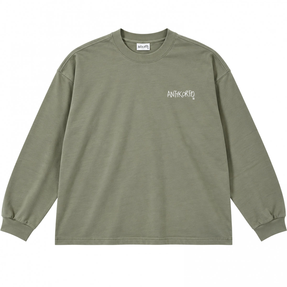 Maglietta Antykorpo LS Logo Tee VERDE