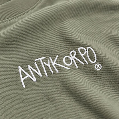 Maglietta Antykorpo LS Logo Tee VERDE