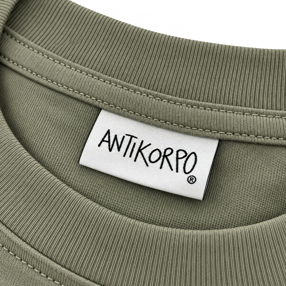 Maglietta Antykorpo LS Logo Tee VERDE