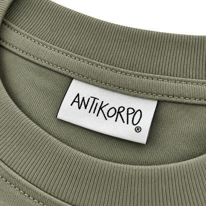 Maglietta Antykorpo LS Logo Tee VERDE