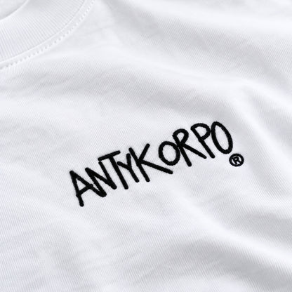 Maglietta Antykorpo LS Logo Tee BIANCO