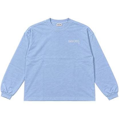 Maglietta Antykorpo LS Logo Tee CELESTE