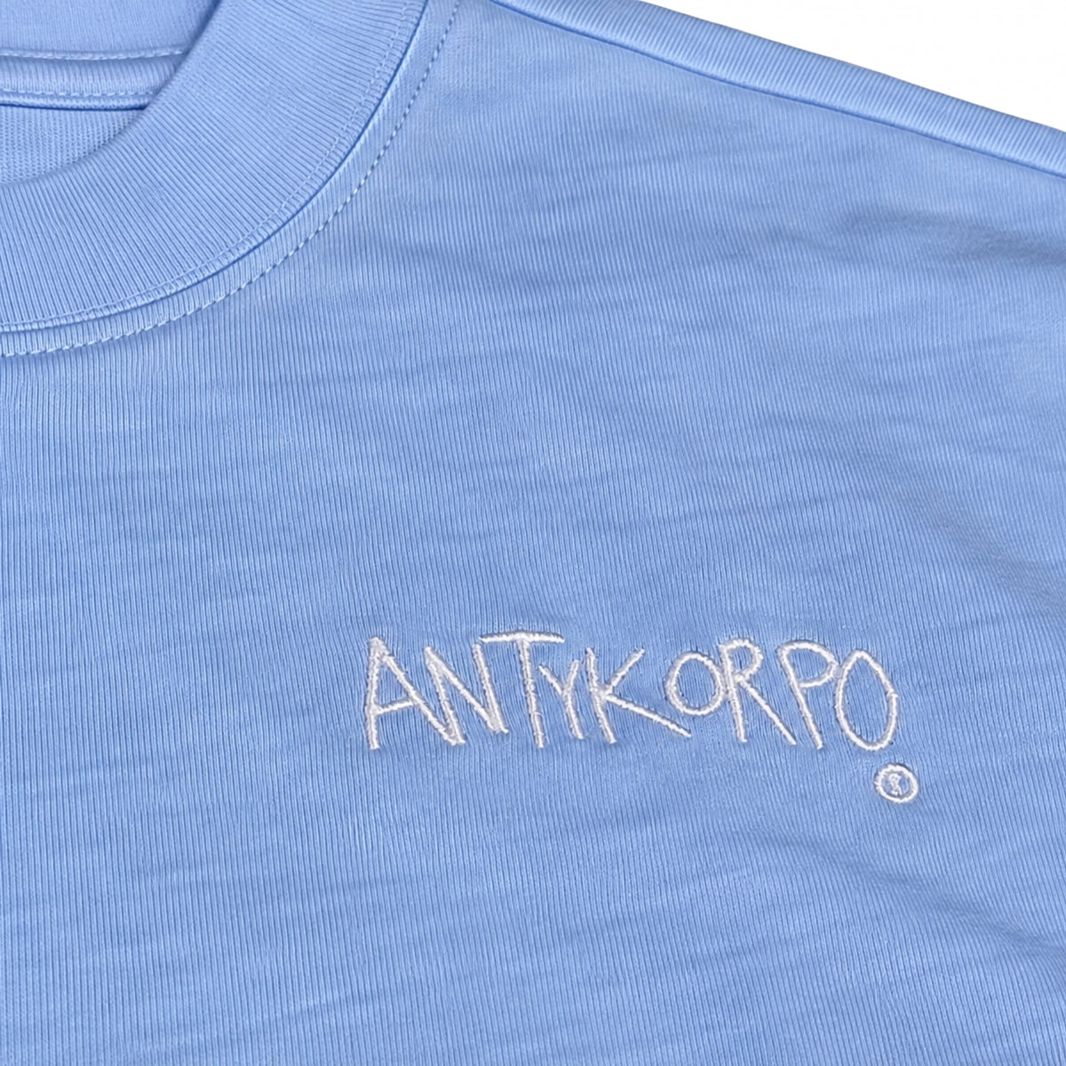 Maglietta Antykorpo LS Logo Tee CELESTE