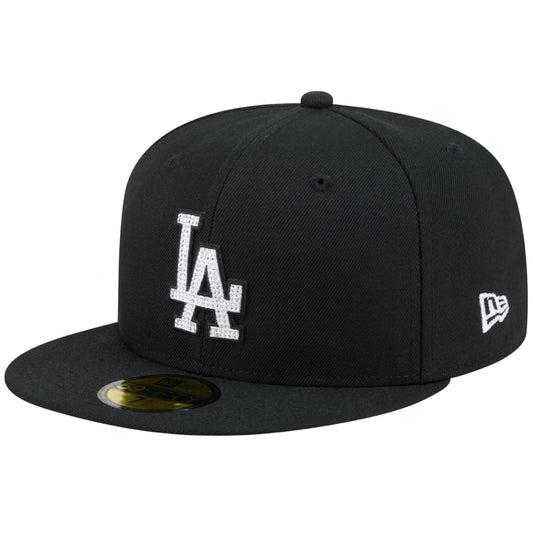 Cappello New Era 59Fifty Rhinestone Badge LOSDOD NERO