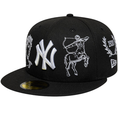 Cappello New Era 59Fifty MLB Mythical NY NERO