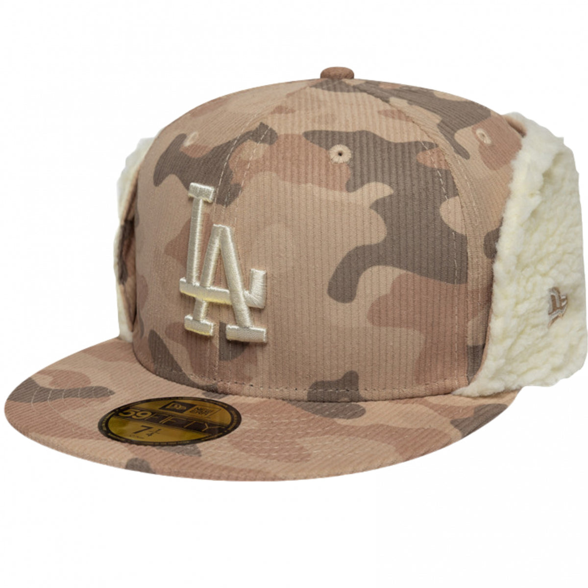 Cappello New Era 59Fifty Cord Down Flap LA UNICO